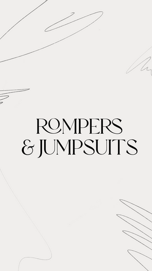 Rompers + Jumpsuits