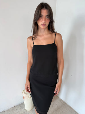 Layered Cami Top & Skirt Set