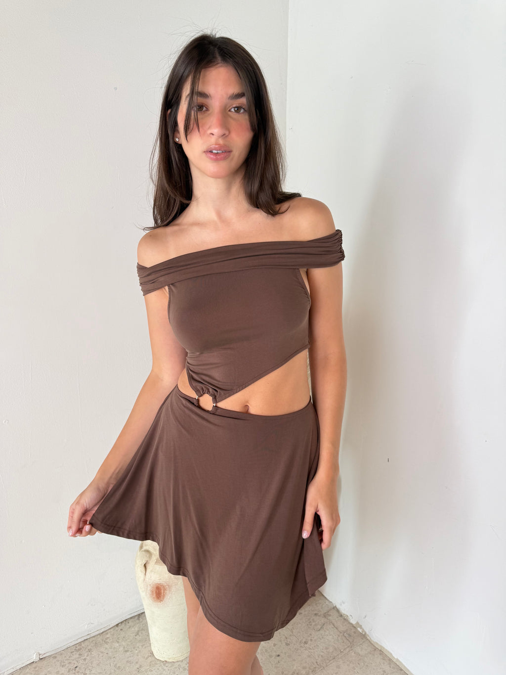 Cut Out Mini Dress
