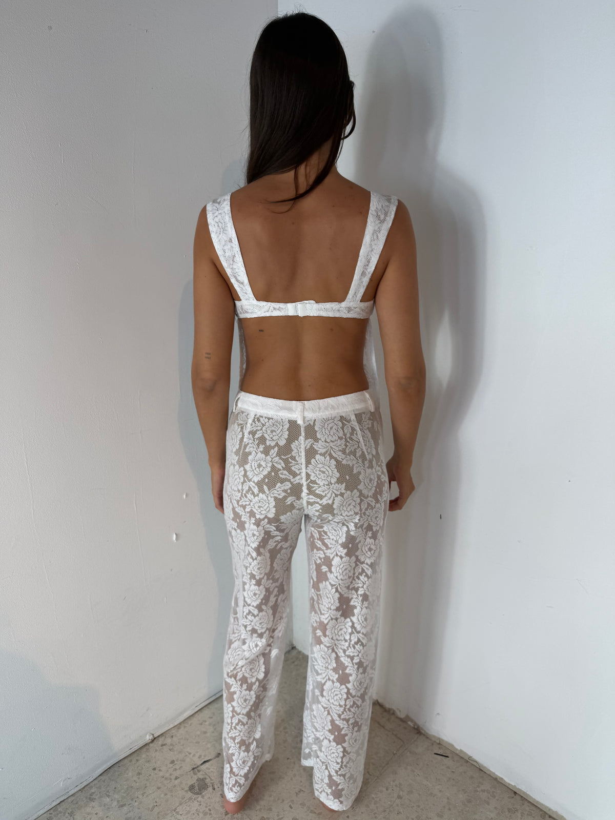 Lace Top & Pant Set