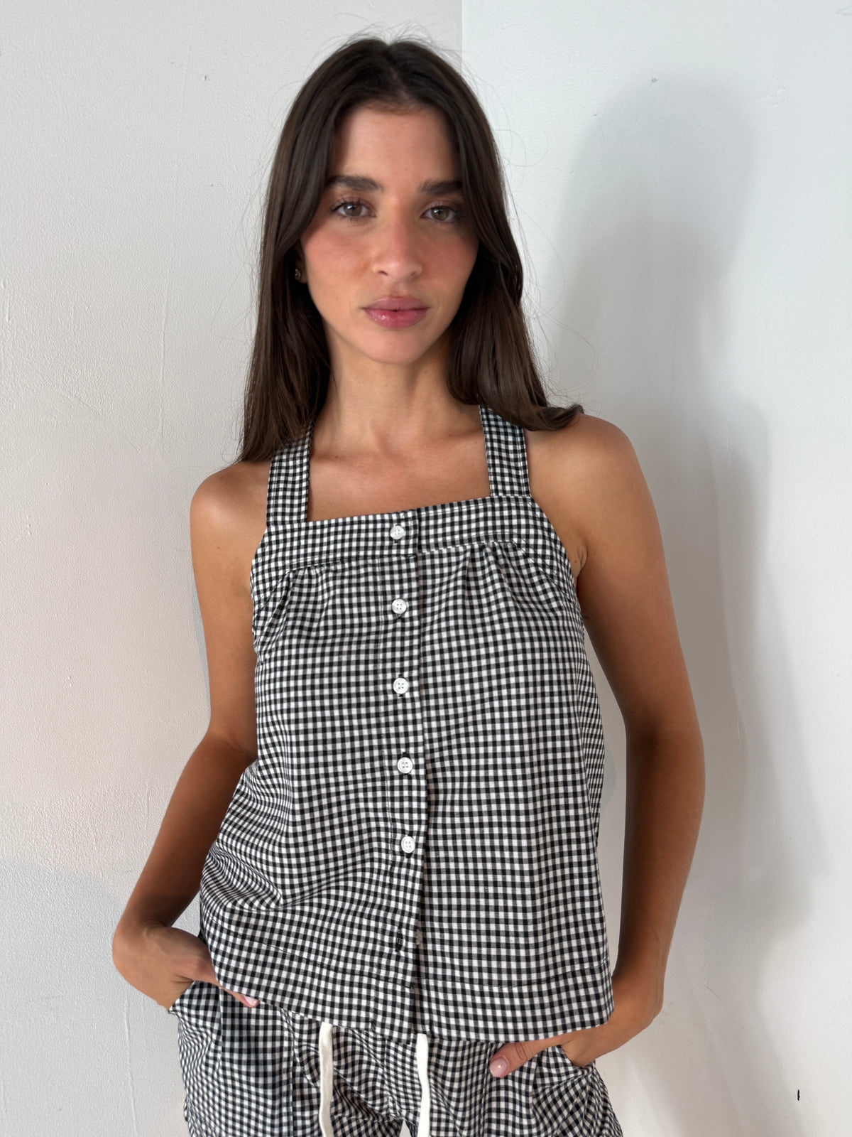 Myah Gingham Set