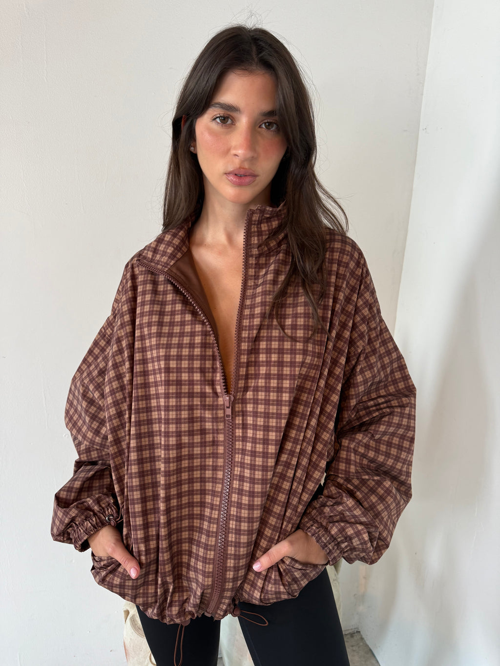 Plaid Oversized Jacket