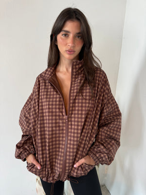 Plaid Oversized Jacket
