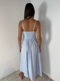 Button Front Cami Midi Dress