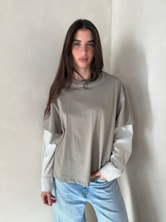 Olive LS Top