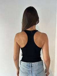 Ribbed Racerback Bodysuit