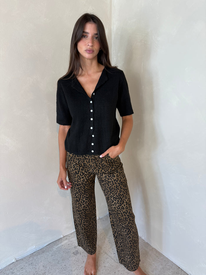 Leopard Printed Pants