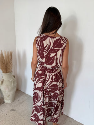 Lucca Brown Leaf Set