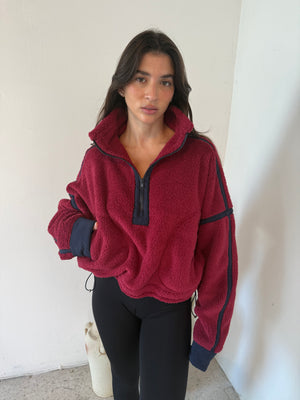 Fleece Contrast Jacket