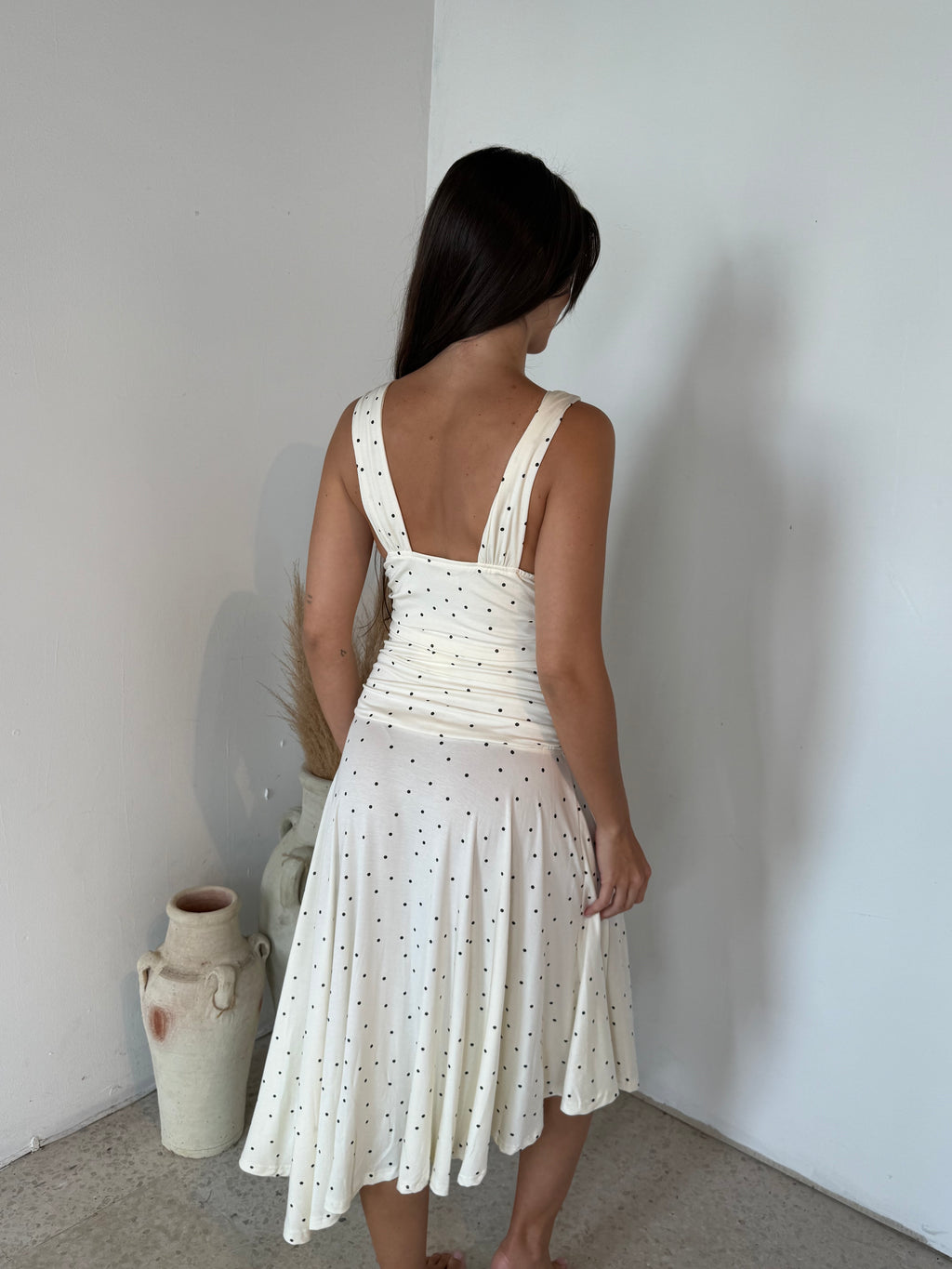 Polka Dot Maxi Dress