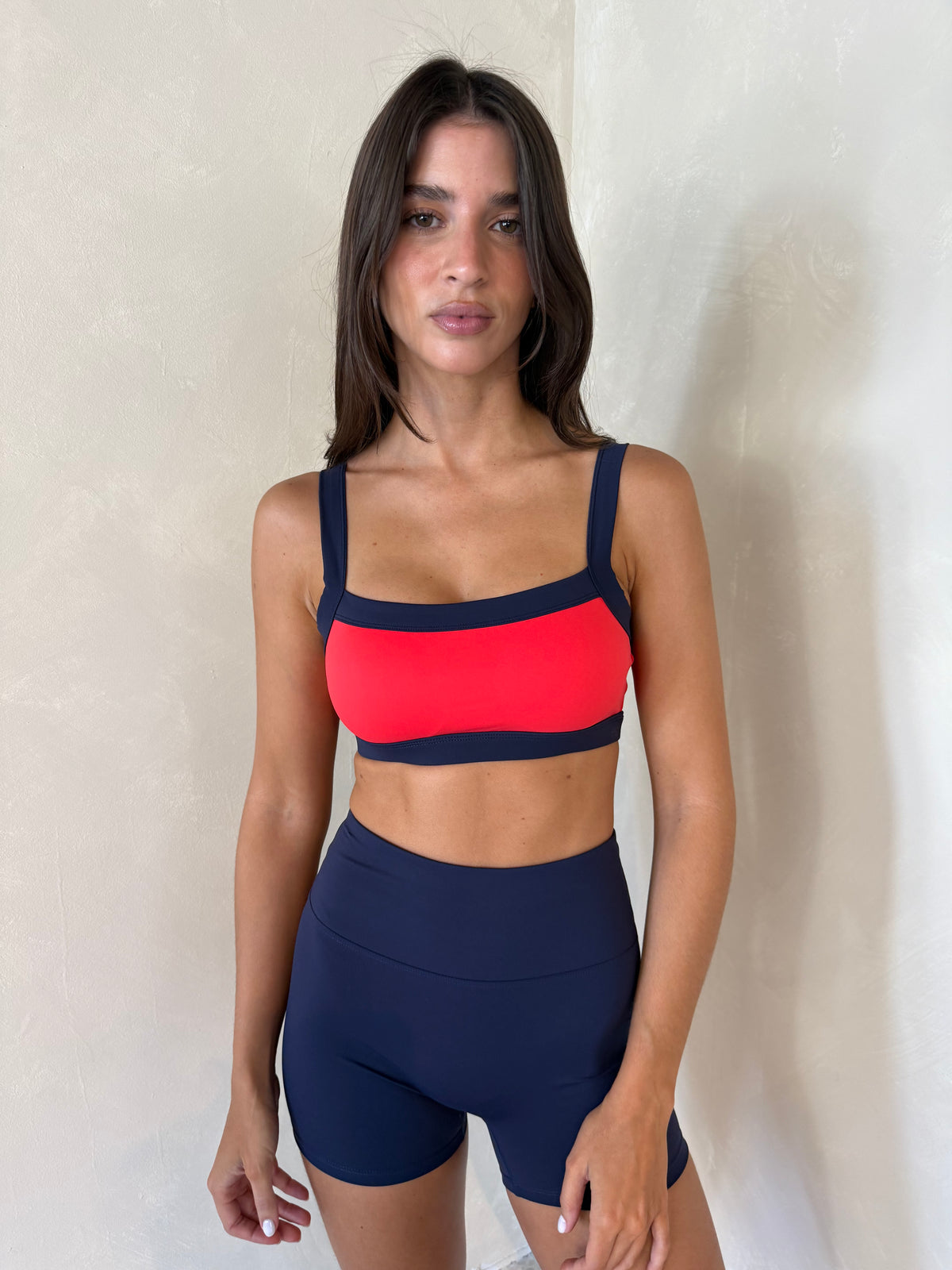 Navy Biker Shorts