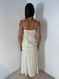 Striped Cami & Skirt Set