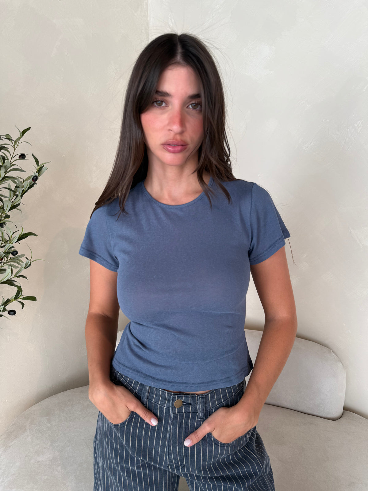 Ink Blue SS Tee