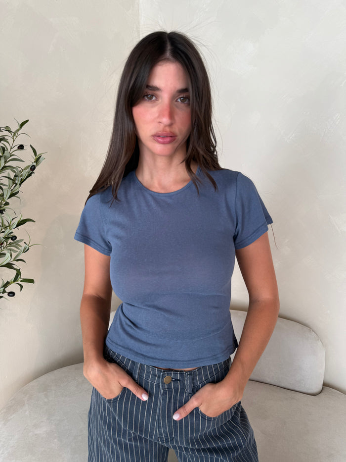 Ink Blue SS Tee