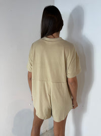 Taupe SS Romper