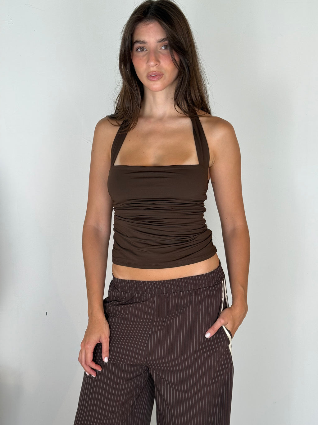 Choco Halter Top