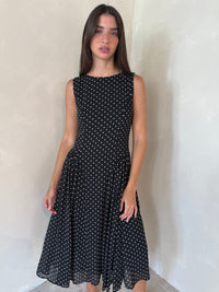 Polka Dot Midi Dress