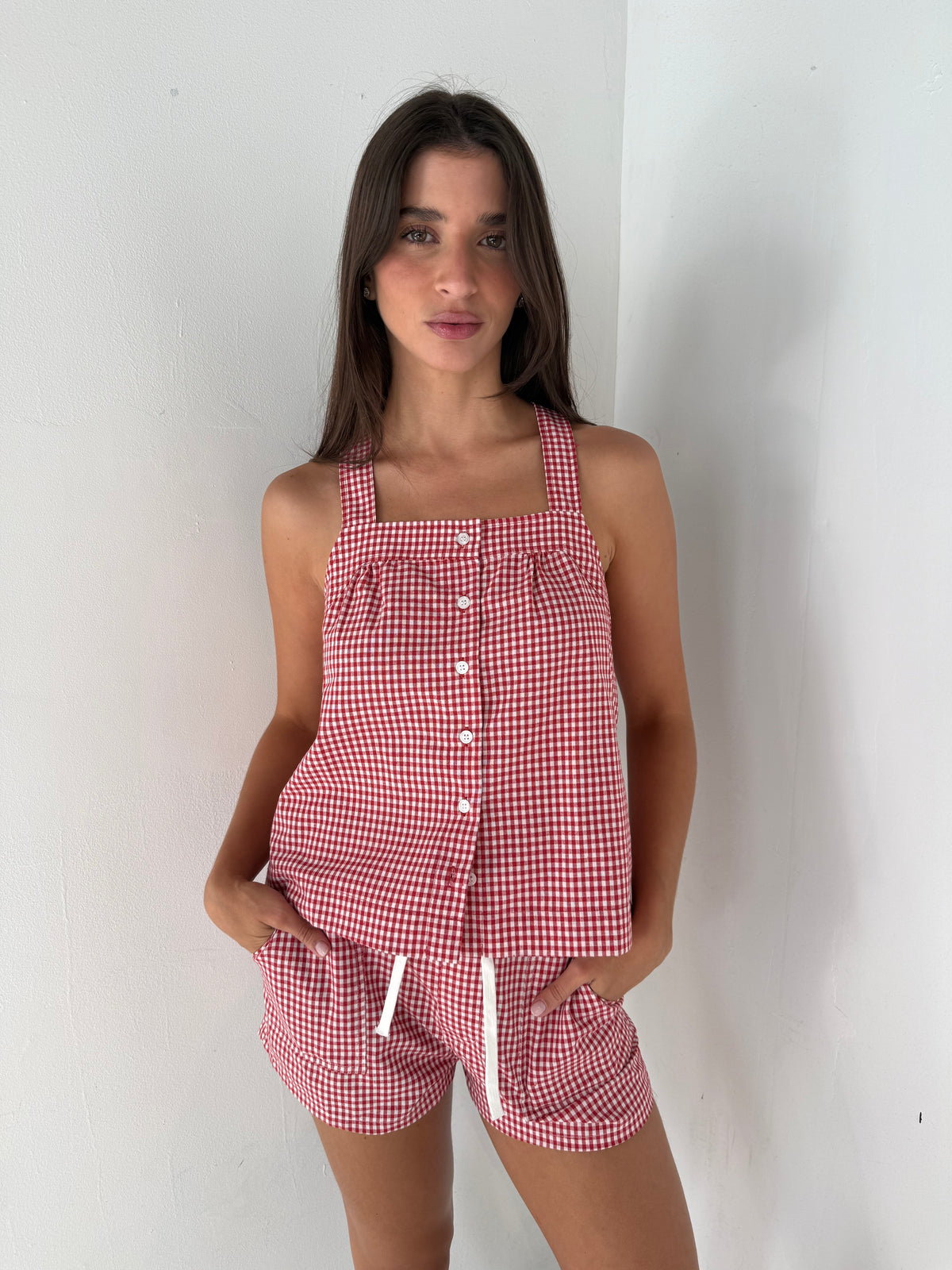 Myah Gingham Set