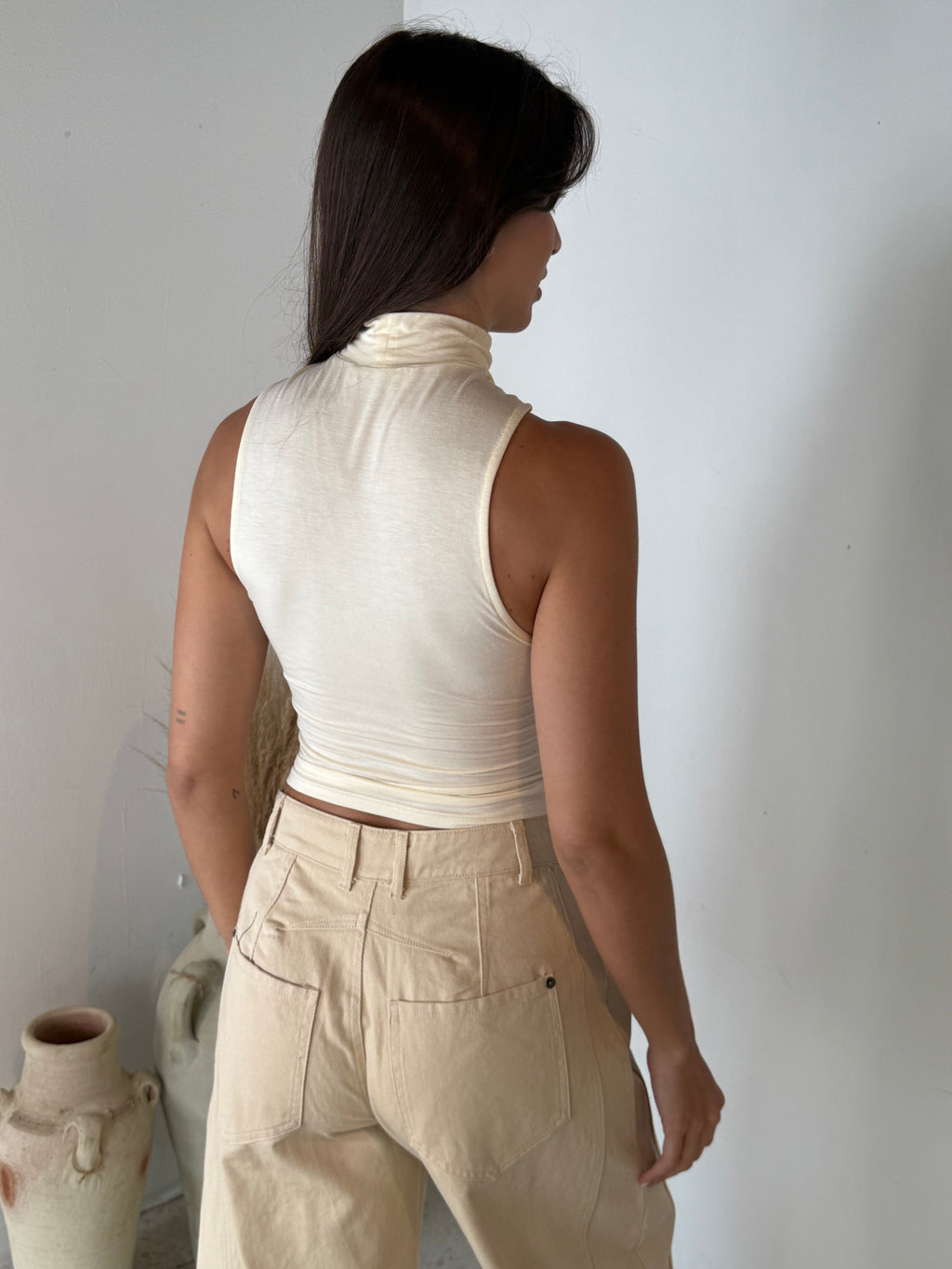 Turtleneck Ring Top