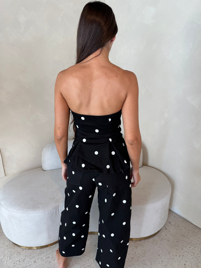 Polka Dot Top & Pants Set