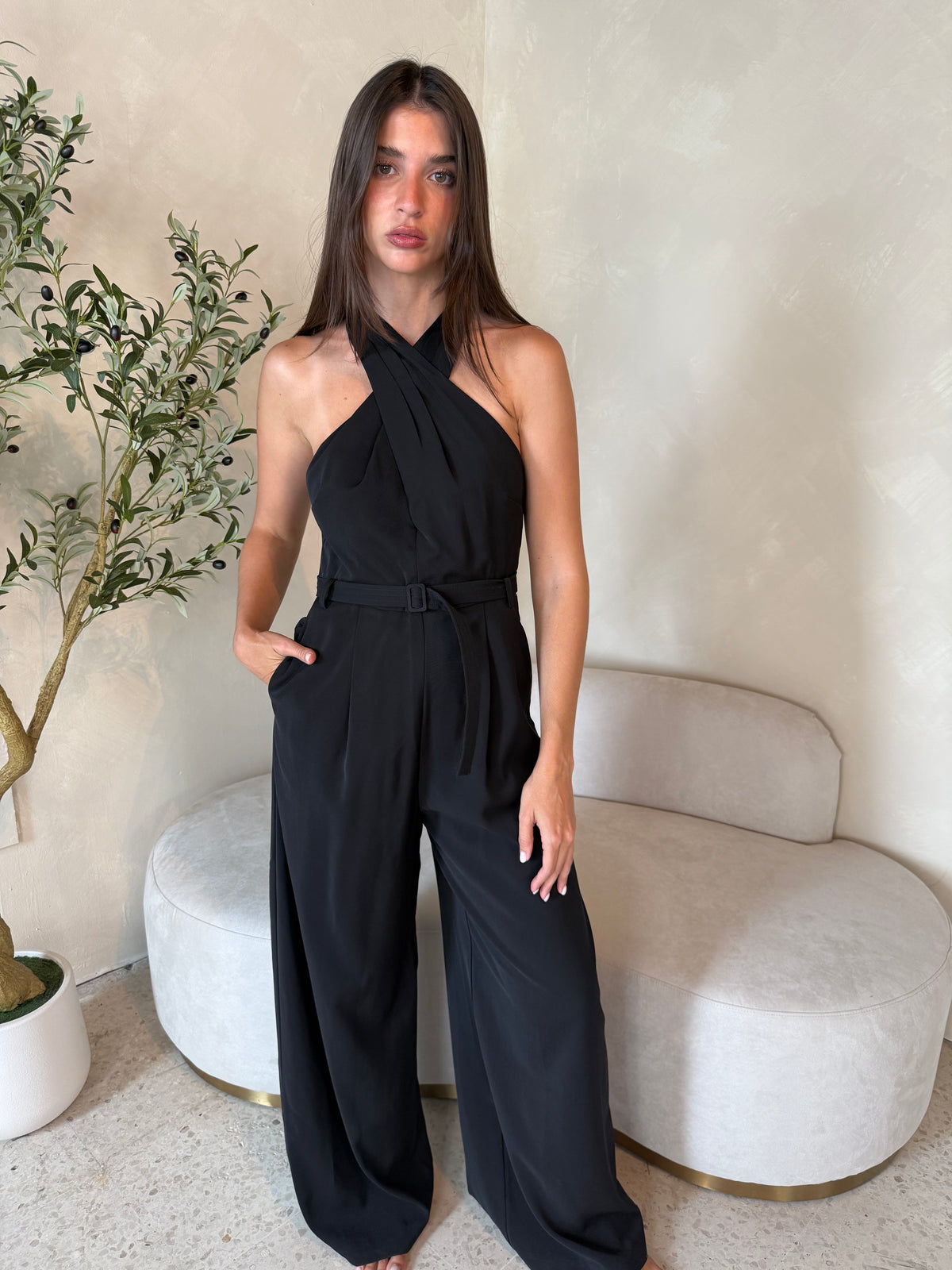 Sienna Cross Neck Jumpsuit