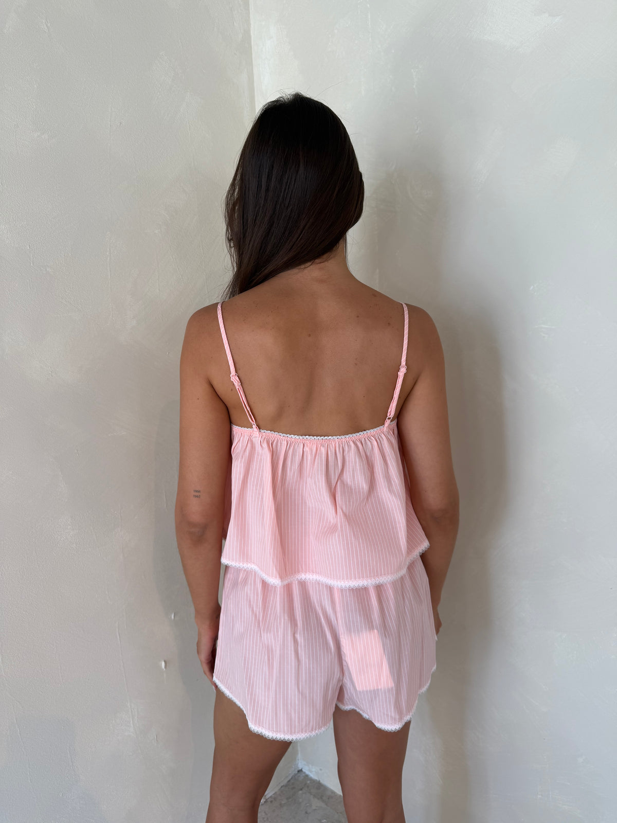 Peach Striped Set