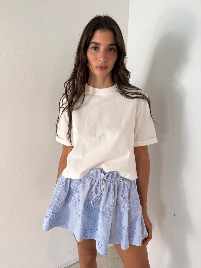 Stripe PaperBag Skirt