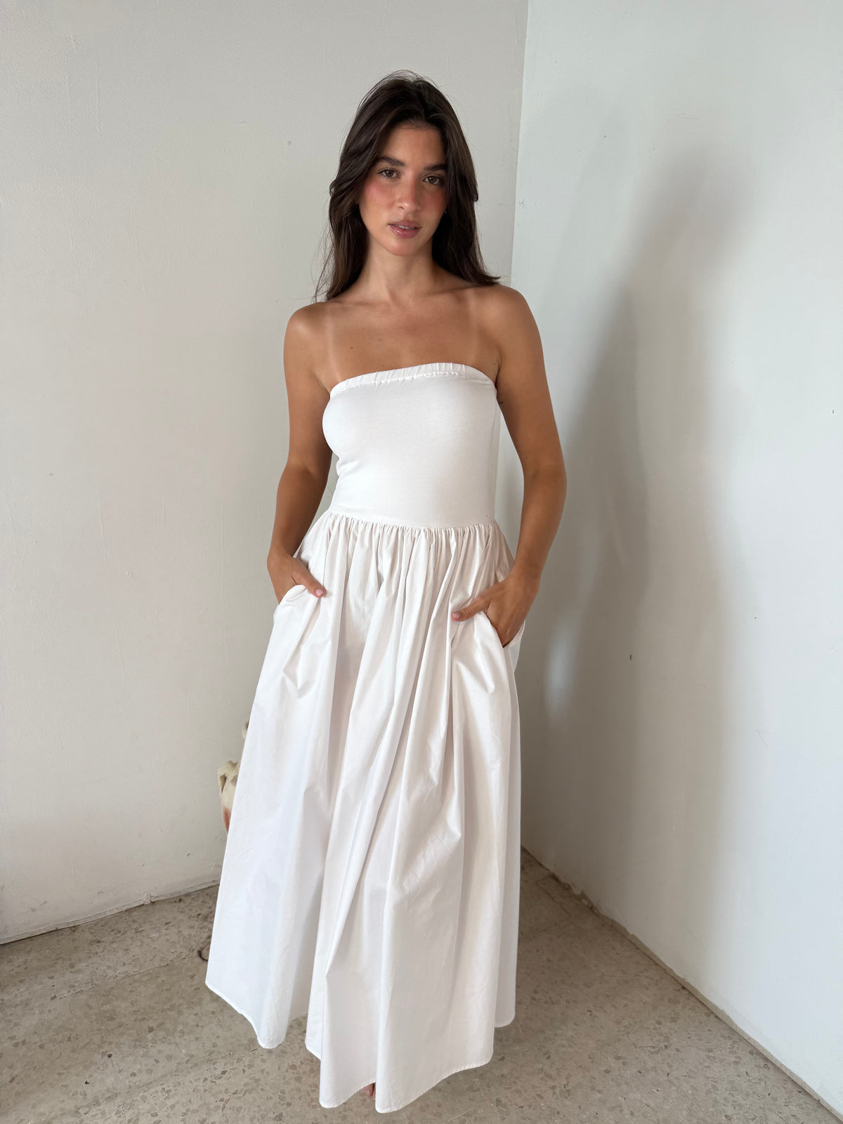 Strapless Maxi Dress