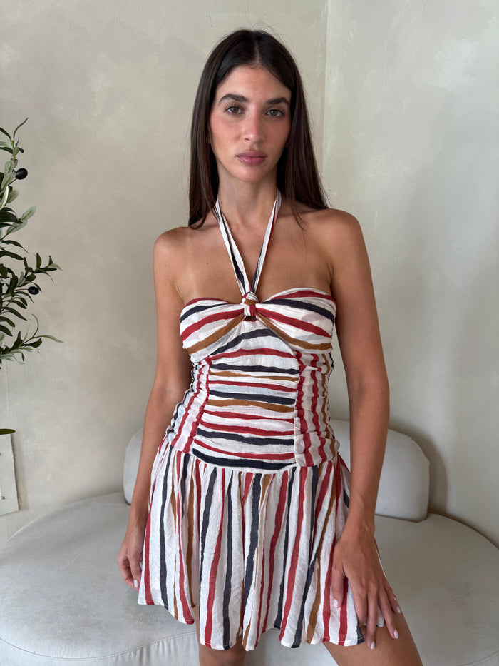 Stripe Mini Dress