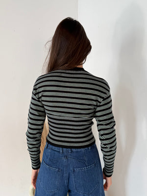 Josephine Stripe Cardigan