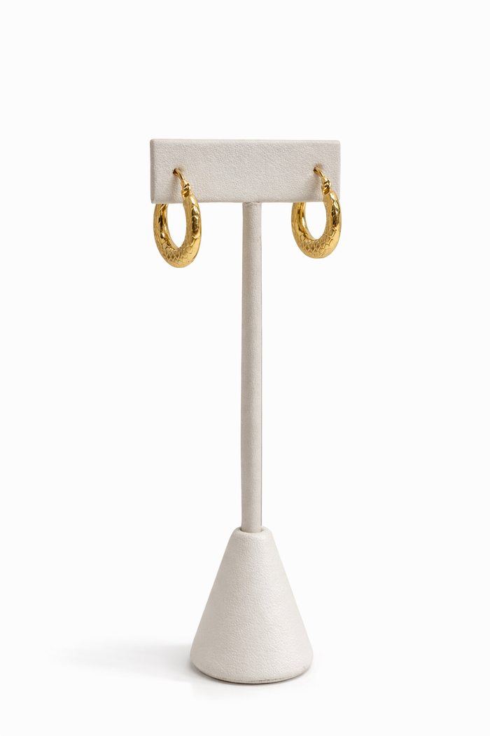Gold Snake Hoop