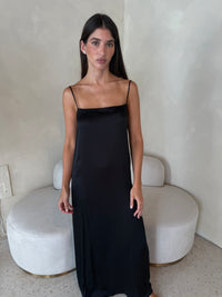 Satin Strappy Dress