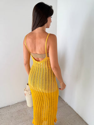 Knit Yellow Coverup