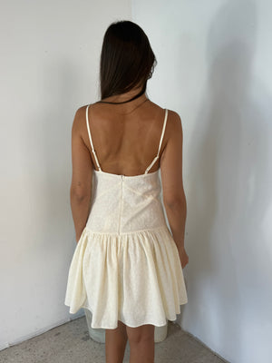 Ivory Flowy Sun Dress