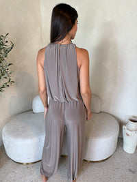 Mocha Bubble Top & Pant Set