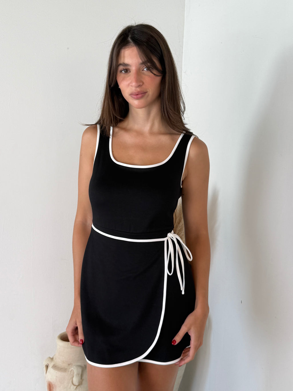 Scuba Terry Square Neck Romper