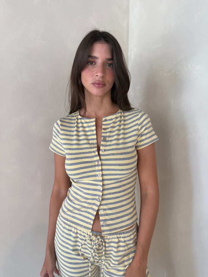 Yellow Grey Lounge Set