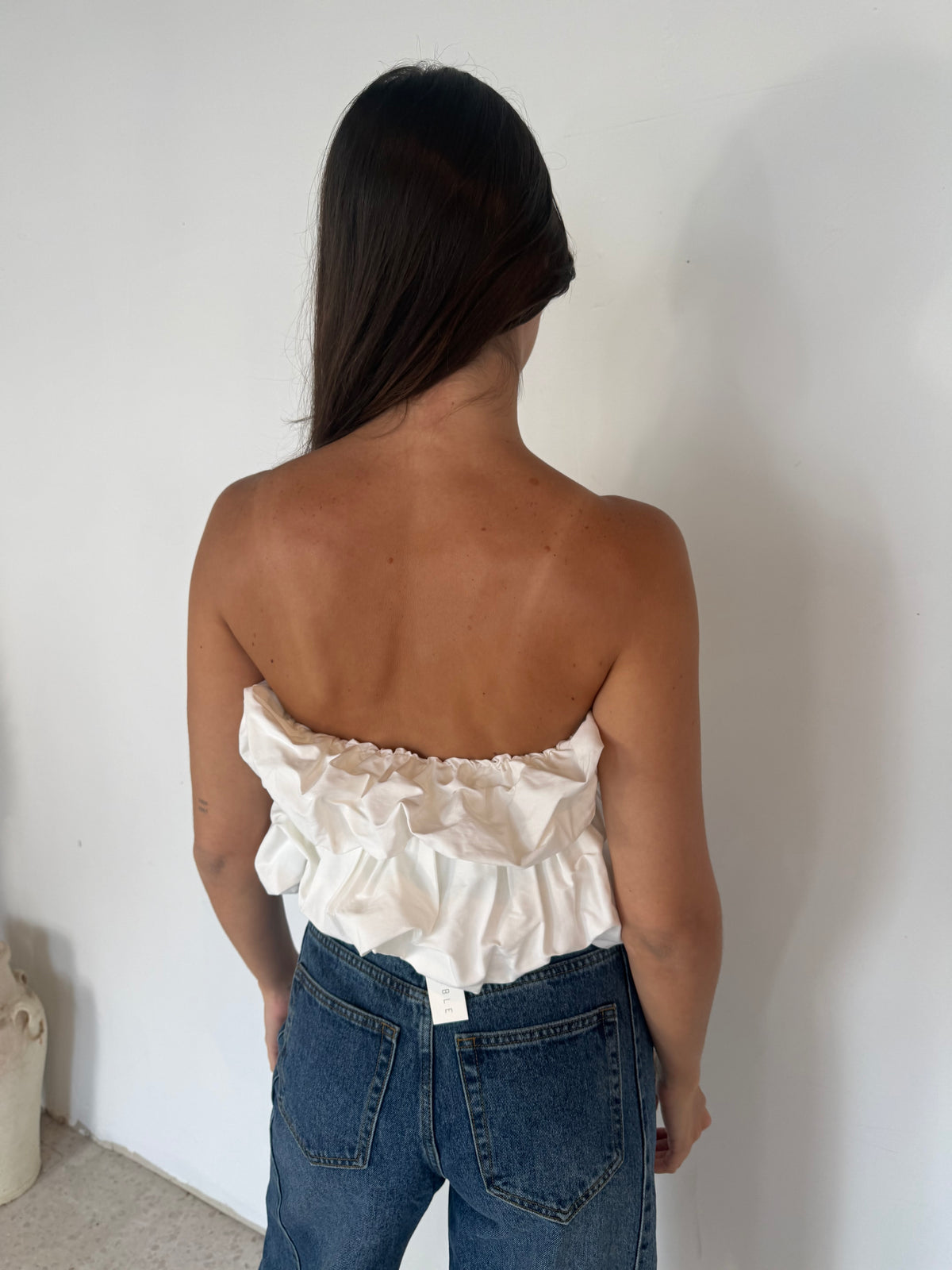 Strapless Bubble Tube Top