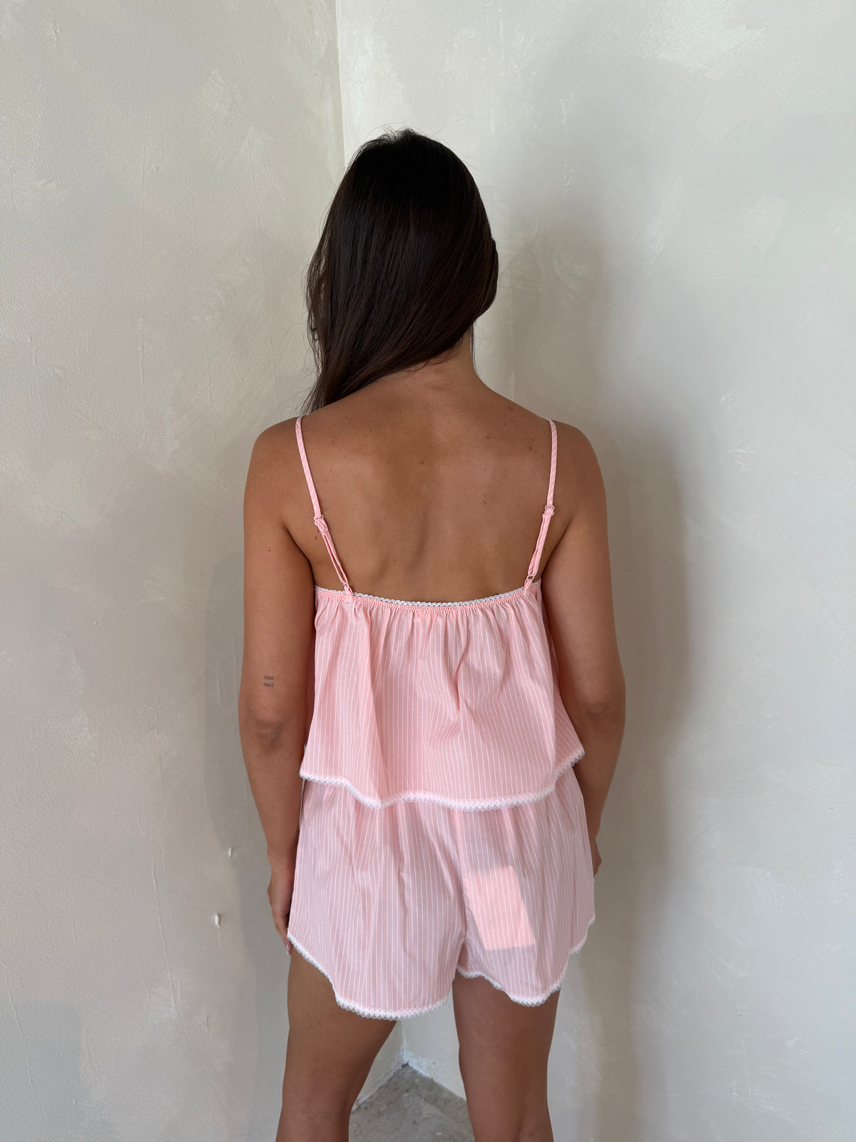 Peach Striped Set
