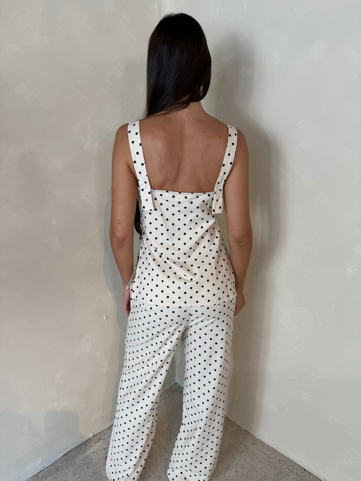 Polka Top & Pant Set