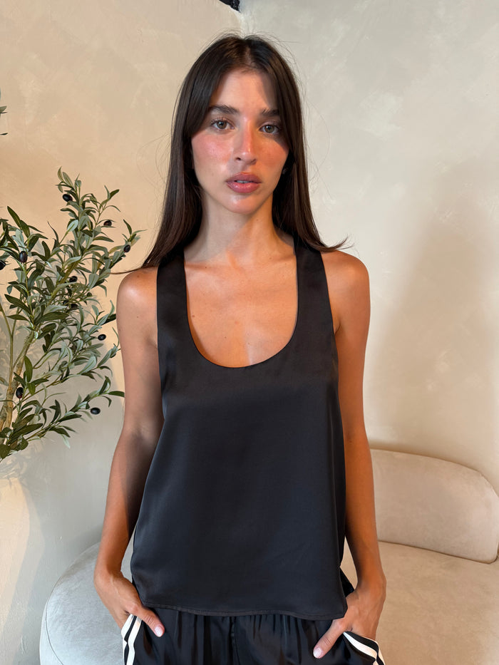 Satin Basic Top
