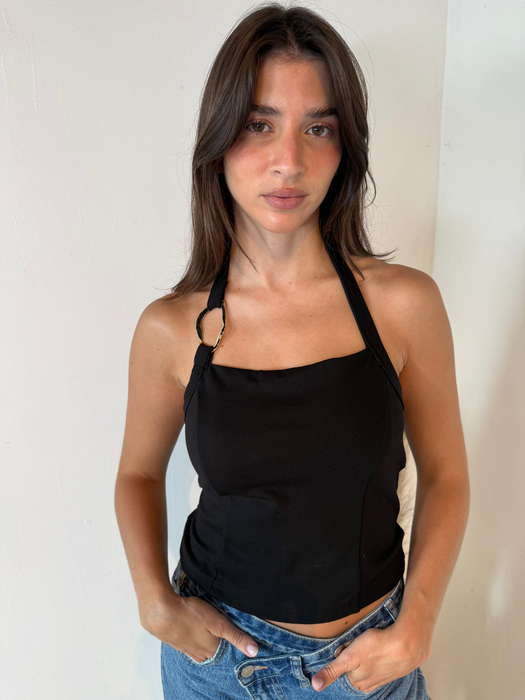 Hardware Halter Top
