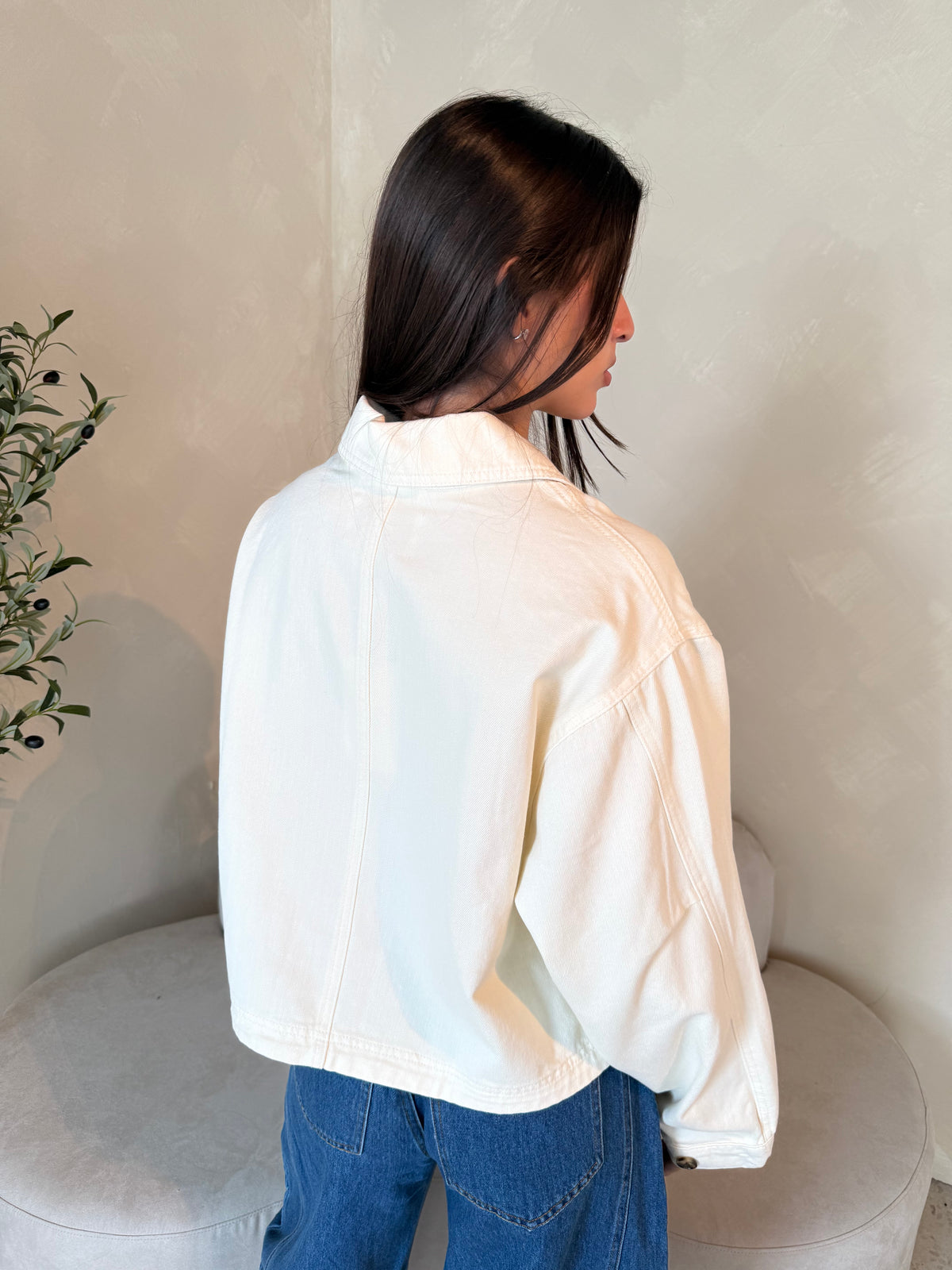 White Washed Denim Jacket