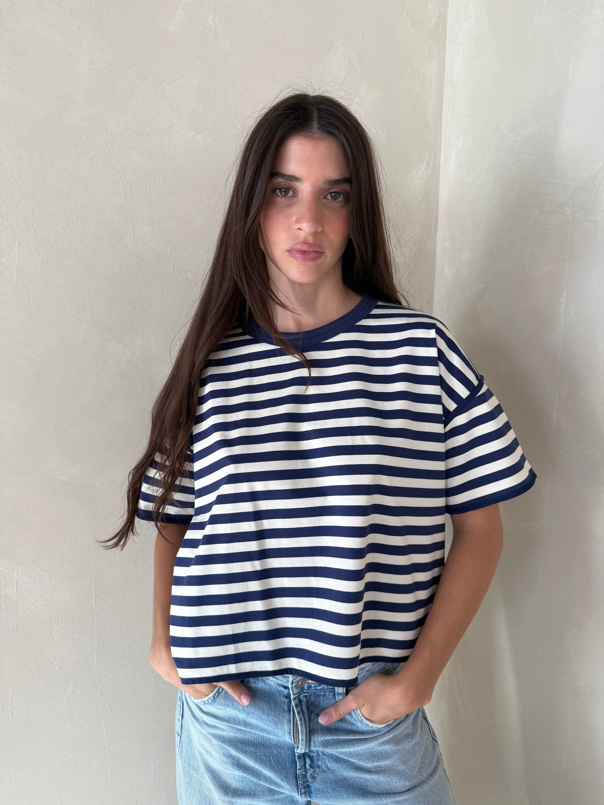 SS Stripe Tee
