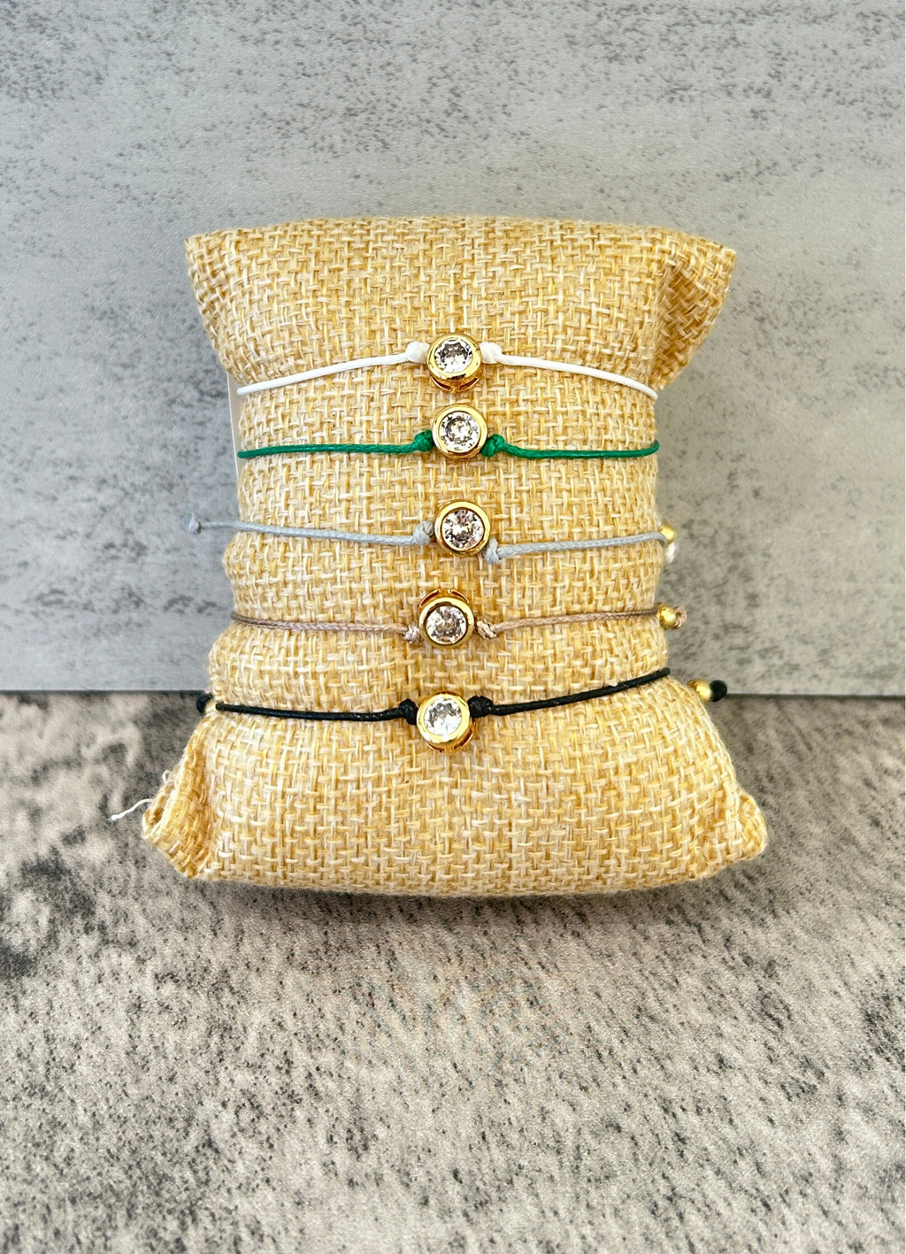 Timeless Elegance Bracelet - Solitaire CZ on Adjustable Cord Regular price