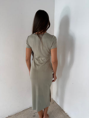 Sage Tshirt Dress
