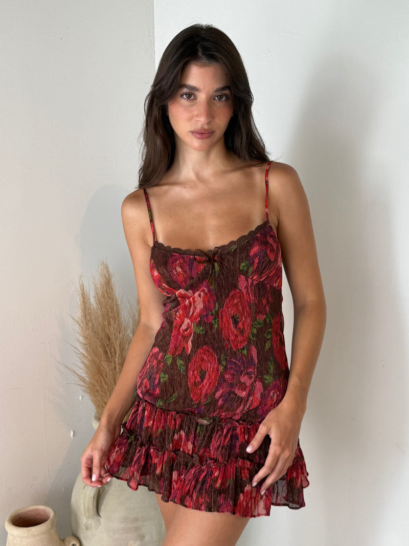 Nia Ruffle Floral Dress