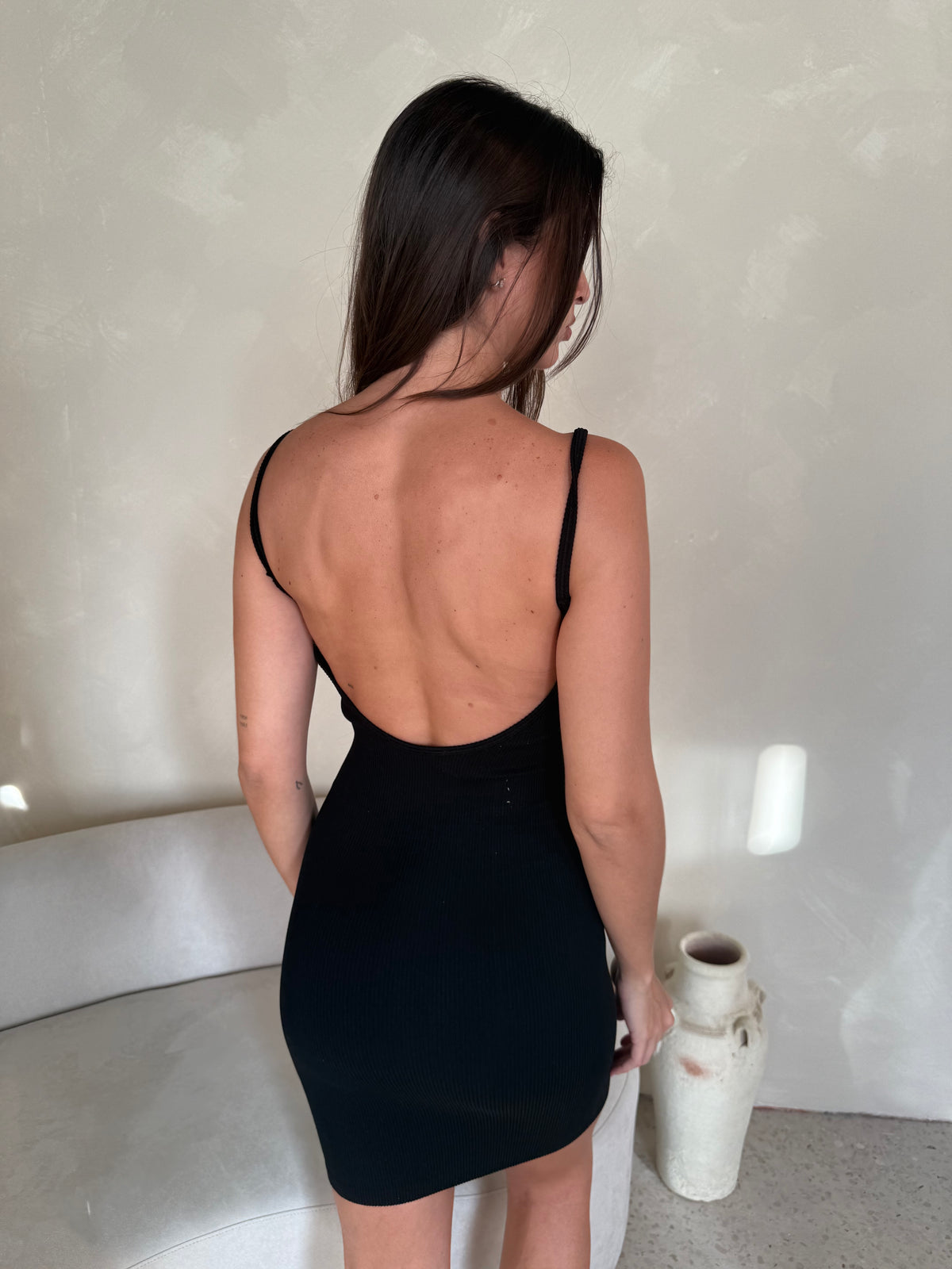 Ribbed Basic Dress