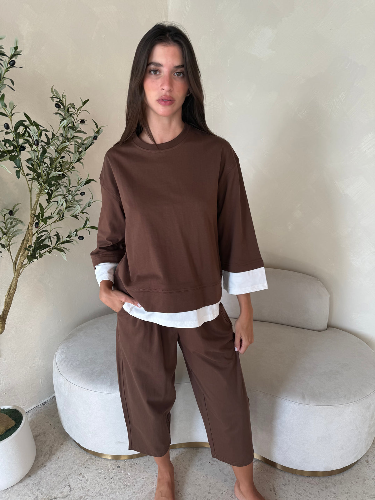 Layer 2pc Lounge Set Top & Pants