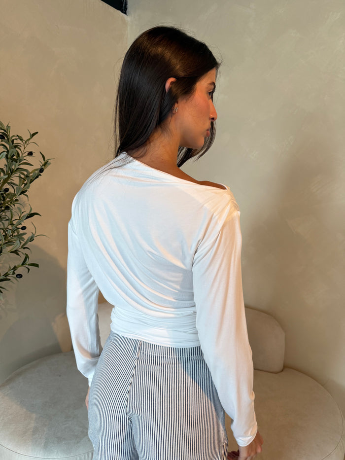 LS Side Shoulder Top